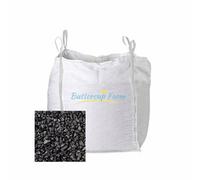 Buttercup Farm 14mm - Charcoal Black Stone Chippings - Premium Aggregate Bulk Bag - 850 Kilos