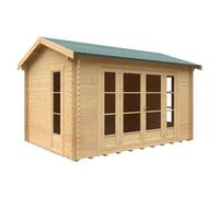 Buttercup Farm 14X10 Bamber 44mm Cabin - L415 X W295 X H272.6 Cm - Solid Wood/softwood/pine - Natural