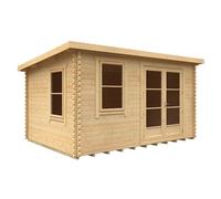Buttercup Farm 14X10 The Belton 44mm Cabin - L415 X W295 X H232.8 Cm - Solid Wood/softwood/pine - Natural