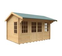 Buttercup Farm 14X10 The Dalton 44mm Cabin - L415 X W295 X H282.9 Cm - Solid Wood/softwood/pine - Natural