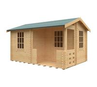 Buttercup Farm 14X10 The Gyles 44mm Cabin - L415 X W295 X H261.6 Cm - Solid Wood/softwood/pine - Natural