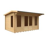 Buttercup Farm 14X10 The Jacob 44mm Cabin - L415 X W295 X H247 Cm - Solid Wood/softwood/pine - Natural