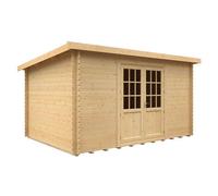 Buttercup Farm 14X10 The Kingsley 28mm Cabin - L415 X W295 X H232.8 Cm - Solid Wood/softwood/pine - Natural