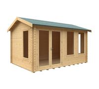 Buttercup Farm 14X10 The Sherborne 44mm Cabin - L415 X W295 X H272.6 Cm - Solid Wood/softwood/pine - Natural