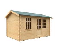 Buttercup Farm 14X10W The Henley Plus 44mm Cabin - L415 X W295 X H272.6 Cm - Solid Wood/softwood/pine - Natural