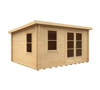 Buttercup Farm 14X12 The Belton 44mm Cabin - L415 X W355 X H232.8 Cm - Solid Wood/softwood/pine - Natural
