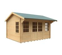 Buttercup Farm 14X12 The Dalton 44mm Cabin - L415 X W355 X H293.2 Cm - Solid Wood/softwood/pine - Natural