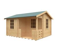 Buttercup Farm 14X12 The Gyles 44mm Cabin - L415 X W355 X H271.9 Cm - Solid Wood/softwood/pine - Natural