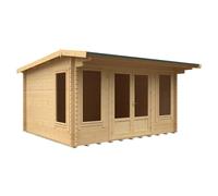 Buttercup Farm 14X12 The Jacob 44mm Cabin - L415 X W355 X H247 Cm - Solid Wood/softwood/pine - Natural
