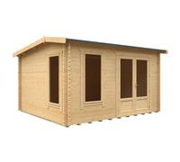 Buttercup Farm 14X12W The Longleat Plus 44mm Cabin - L415 X W355 X H247 Cm - Solid Wood/softwood/pine - Natural