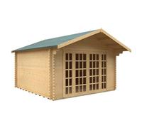 Buttercup Farm 14X14 Balmoral 44mm Cabin - L415 X W415 X H282.2 Cm - Solid Wood/softwood/pine - Natural
