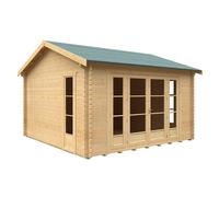 Buttercup Farm 14X14 Bamber 44mm Cabin - L415 X W415 X H293.2 Cm - Solid Wood/softwood/pine - Natural