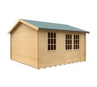 Buttercup Farm 14X14 The Henley 28mm Cabin - L415 X W415 X H293.2 Cm - Solid Wood/softwood/pine - Natural