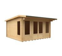 Buttercup Farm 14X14 The Jacob 44mm Cabin - L415 X W415 X H247 Cm - Solid Wood/softwood/pine - Natural