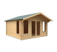 Buttercup Farm 14X14 The Sutton 44mm Cabin - L415 X W415 X H282.2 Cm - Solid Wood/softwood/pine - Natural