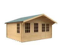 Buttercup Farm 14X16 The Forde 44mm Cabin - L415 X W475 X H292.6 Cm - Solid Wood/softwood/pine - Natural