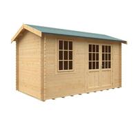 Buttercup Farm 14X8 The Henley 28mm Cabin - L415 X W235 X H262.3 Cm - Solid Wood/softwood/pine - Natural