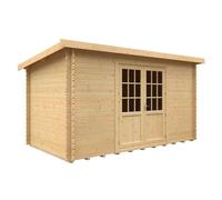 Buttercup Farm 14X8 The Kingsley 28mm Cabin - L415 X W235 X H232.8 Cm - Solid Wood/softwood/pine - Natural