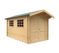 Buttercup Farm 14X8W Marlborough Plus 44mm Cabin - L415 X W235 X H251.3 Cm - Solid Wood/softwood/pine - Natural