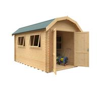 Buttercup Farm 14X8W The Alford Barn Plus 44mm Cabin - L415 X W235 X H277.6 Cm - Solid Wood/softwood/pine - Natural