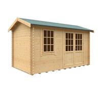 Buttercup Farm 14X8W The Henley Plus 44mm Cabin - L415 X W235 X H262.3 Cm - Solid Wood/softwood/pine - Natural