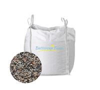 Buttercup Farm 16-32mm White/coral Pebbles - Premium Aggregate Bulk Bag - 850 Kilos