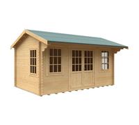 Buttercup Farm 16X10 The Dalton 44mm Cabin - L475 X W295 X H282.9 Cm - Solid Wood/softwood/pine - Natural