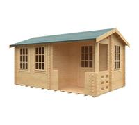 Buttercup Farm 16X10 The Gyles 44mm Cabin - L475 X W295 X H261.6 Cm - Solid Wood/softwood/pine - Natural