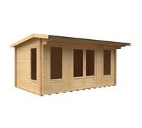 Buttercup Farm 16X10 The Jacob 44mm Cabin - L475 X W295 X H247 Cm - Solid Wood/softwood/pine - Natural