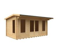 Buttercup Farm 16X10 The Jacob 44mm Cabin - L475 X W295 X H247 Cm - Solid Wood/softwood/pine - Natural