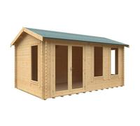 Buttercup Farm 16X10 The Sherborne 44mm Cabin - L475 X W295 X H272.6 Cm - Solid Wood/softwood/pine - Natural