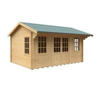 Buttercup Farm 16X12 The Dalton 44mm Cabin - L475 X W355 X H293.2 Cm - Solid Wood/softwood/pine - Natural