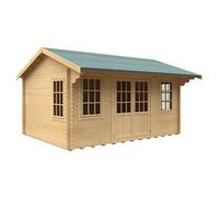 Buttercup Farm 16X12 The Dalton 44mm Cabin - L475 X W355 X H293.2 Cm - Solid Wood/softwood/pine - Natural