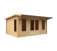 Buttercup Farm 16X12 The Jacob 44mm Cabin - L475 X W355 X H247 Cm - Solid Wood/softwood/pine - Natural