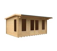 Buttercup Farm 16X12 The Jacob 44mm Cabin - L475 X W355 X H247 Cm - Solid Wood/softwood/pine - Natural