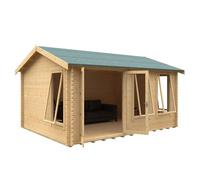 Buttercup Farm 16X12 The Sherborne 44mm Cabin - L475 X W355 X H282.9 Cm - Solid Wood/softwood/pine - Natural
