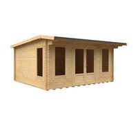 Buttercup Farm 16X14 The Jacob 44mm Cabin - L475 X W415 X H247 Cm - Solid Wood/softwood/pine - Natural