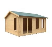 Buttercup Farm 16X14 The Sherborne 44mm Cabin - L475 X W415 X H293.2 Cm - Solid Wood/softwood/pine - Natural