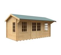 Buttercup Farm 18X10 The Dalton 44mm Cabin - L535 X W295 X H282.9 Cm - Solid Wood/softwood/pine - Natural