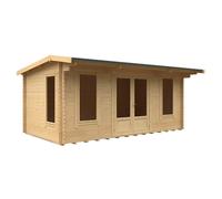 Buttercup Farm 18X10 The Jacob 44mm Cabin - L535 X W295 X H247 Cm - Solid Wood/softwood/pine - Natural