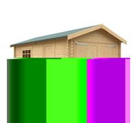 Buttercup Farm 18X10 The Warwick 44mm Cabin - L535 X W295 X H272.6 Cm - Solid Wood/softwood/pine - Natural