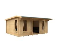 Buttercup Farm 18X14 The Jacob 44mm Cabin - L535 X W415 X H247 Cm - Solid Wood/softwood/pine - Natural