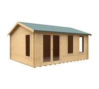 Buttercup Farm 18X14 The Sherborne 44mm Cabin - L535 X W415 X H293.2 Cm - Solid Wood/softwood/pine - Natural