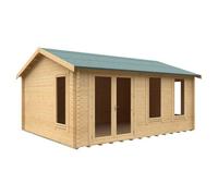 Buttercup Farm 18X14 The Sherborne 44mm Cabin - L535 X W415 X H293.2 Cm - Solid Wood/softwood/pine - Natural