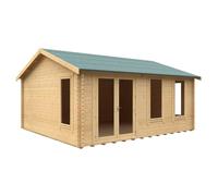 Buttercup Farm 18X16 The Sherborne 44mm Cabin - L535 X W475 X H303.6 Cm - Solid Wood/softwood/pine - Natural