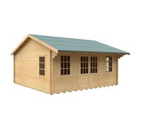 Buttercup Farm 18X18 The Dalton 44mm Cabin - L535 X W535 X H324.2 Cm - Solid Wood/softwood/pine - Natural
