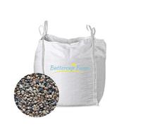 Buttercup Farm 20-40mm Pink/whie/grey Pebbles - Premium Aggregate Bulk Bag - 850 Kilos