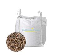 Buttercup Farm 20mm Pea Gravel - Natural Stone - Premium Aggregate Bulk Bag - 850 Kilos