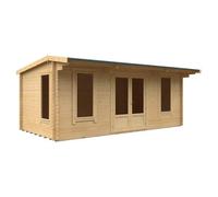 Buttercup Farm 20X10 The Jacob 44mm Cabin - L595 X W295 X H247 Cm - Solid Wood/softwood/pine - Natural