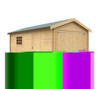 Buttercup Farm 20X10 The Warwick 44mm Cabin - L595 X W295 X H272.6 Cm - Solid Wood/softwood/pine - Natural
